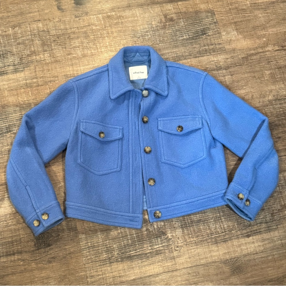 Wilfred Cobalt Utility Jacket